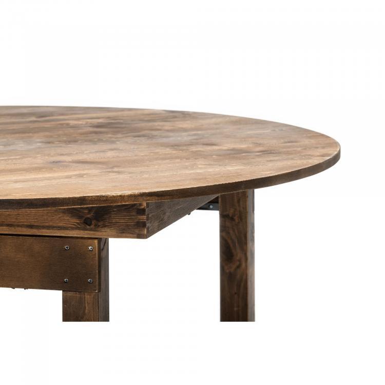 puidust lauad ümmargune laud